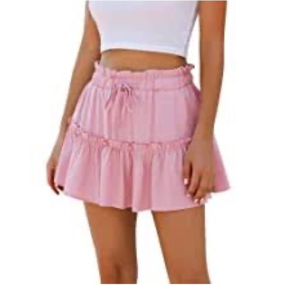 Boutique tiered ruffle skirt